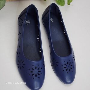 Navy Blue Women's Flats